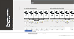 Desktop Screenshot of entertainmentinfocus.com